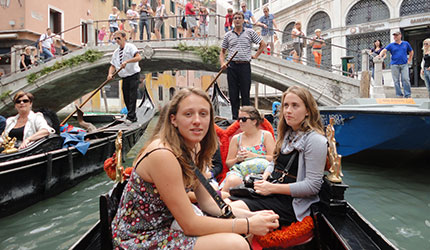 Explorica students in Venice.